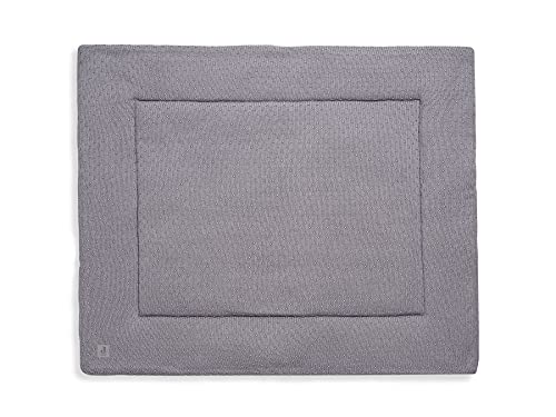 Krabbeldecke, 80 x 100 cm, Bliss knit storm grey grau
