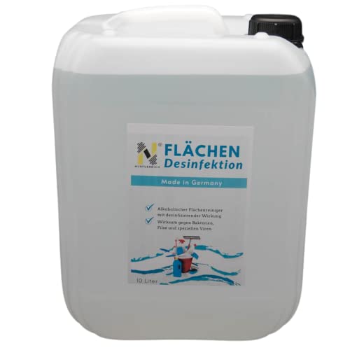 10 Liter Desinfektionsmittel Schnelldesinfektion aus Alkohol Flächendesinfektionsmittel