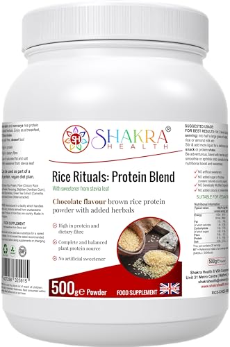 Rice Rituals Proteinmischung | Milch-/Glutenfrei & hypoallergen – Spiritualität, Wissenschaft & Nahrungsergänzungsmittel von Shakra Health