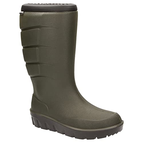Nora Unisex Thermic+ Oliv Snow Boot, Green, 40 EU