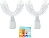 Y-Brush - Zahnbürstenkopf - Y-Bürste - Flexibel - 6 Monate Nutzung Pack 2 Bürsten Erwachsene