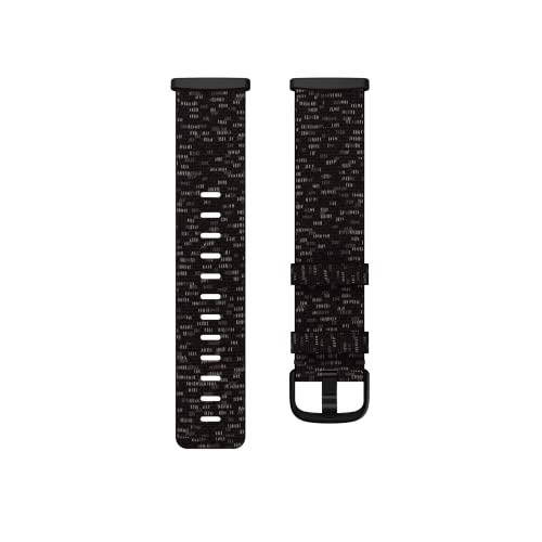 Fitbit Unisex-Adult Versa 3/Sense Watch Strap, Dunkelgrau, Large
