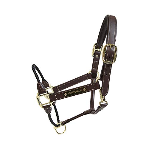 Kentucky Horsewear Leder Halfter Rope Größe: VB Farbe: braun