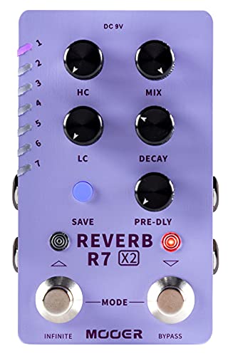 Mooer R7 X2 Reverb - Digital Reverb