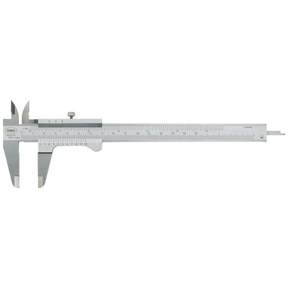 Mahr 4100651 MarCal 16 GN Messschieber mit Analoganzeige, 0 mm - 200 mm Messbereich, 290 mm Länge