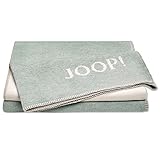 JOOP! Plaid Melange Doubleface | Jade-Natur - 150 x 200