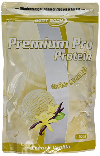 Best Body Nutrition Premium Pro Protein French Vanilla , 1er Pack (1 x 500 g Beutel)