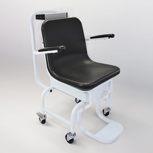 T-Mech Medizinische Stuhlwaage Digitalstuhlwaage Rollstuhlwaage Stuhlwaage Personenwaage Waage Sitzwaage Personenwaage zum wiegen im Sitzen bis 200kg Tragkraft