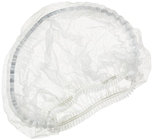 CMT Haarnetz-Clip-Cap, PP Vliesstoff, nachweisbar, Weiß, Large, ca. 53 cm, 1.000 Stück