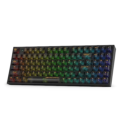 Redragon K658 PRO SE 90% 3-Modus-Wireless-RGB-Gaming-Tastatur, 94 Tasten Tastatur, vollständiges Ziffernfeld, durchscheinender benutzerdefinierter Schalter