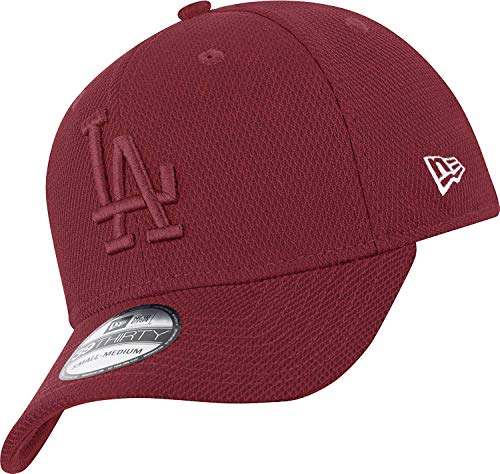 New Era Los Angeles Dodgers 39thirty Stretch Cap Diamond Era Tonal Maroon - L-XL