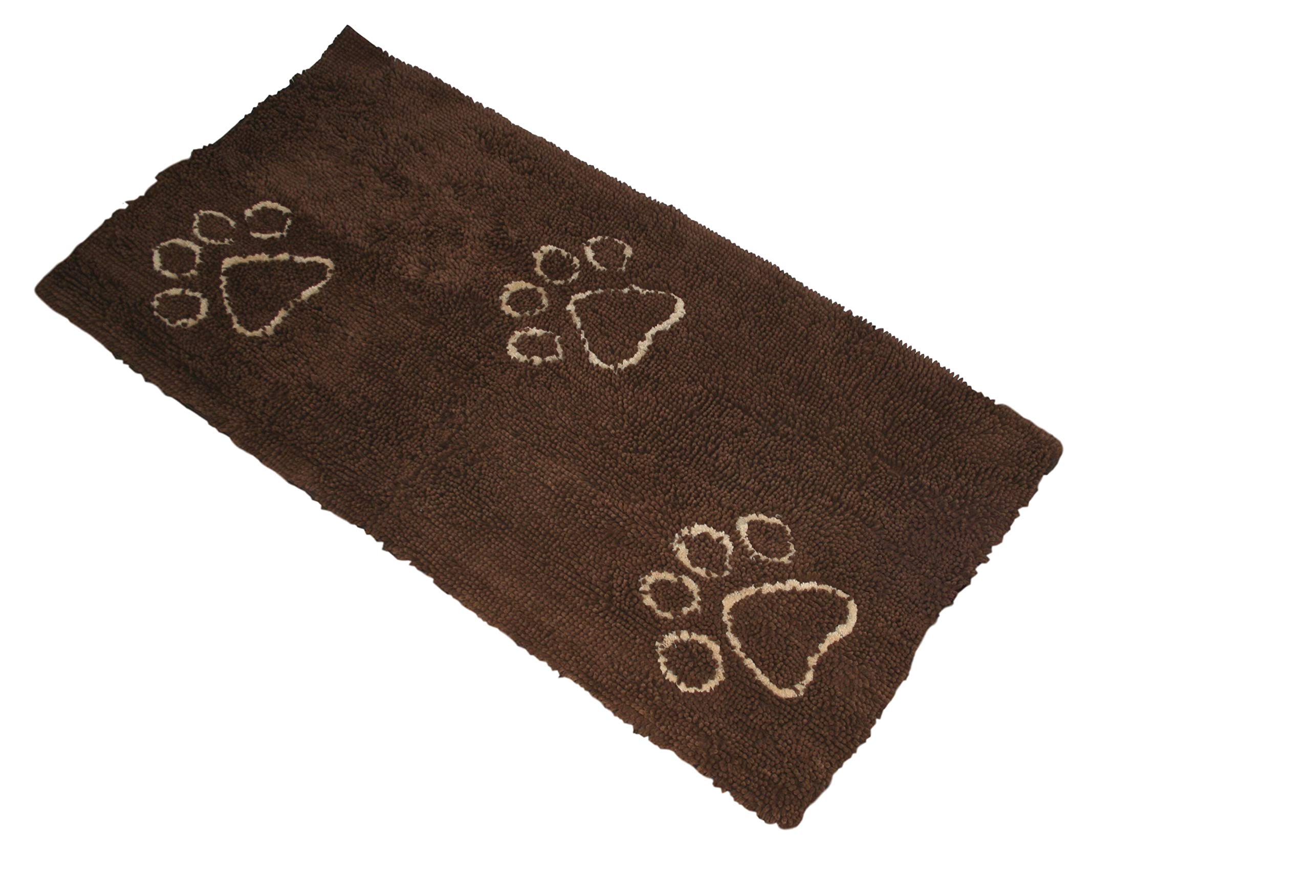 Dog Gone Smart Dirty Dog Fußmatte aus Mikrofaser, super saugfähig, maschinenwaschbar mit Rutschfester Unterseite, XL, mandelfarben