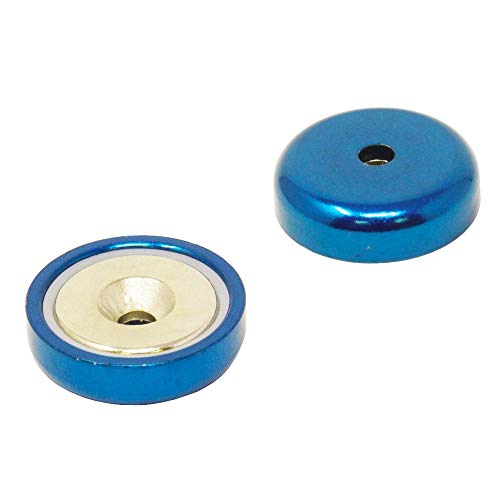 Magnet Expert NPA32(BU)-40 32mm dia A Type Neodymium Pot Blue (Pack of 40) Magnet