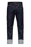 King Kerosin Herren Basic 5-Pocket Vintage Jeans | Selvedge Design | Baumwolle Stretch | Straight Fit Robin Selvedge
