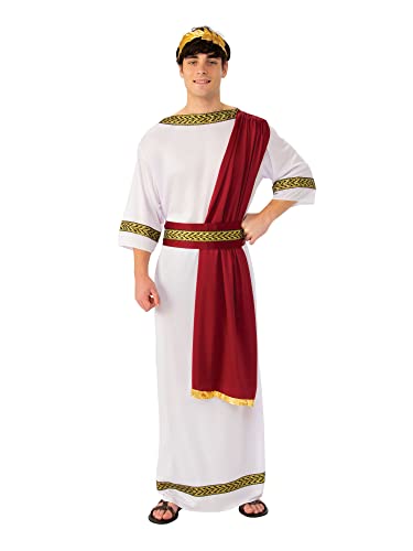 Bristol Novelty AC364 Griechischer Gott Kostüm, weiß, Chest Size 42-44-Inch
