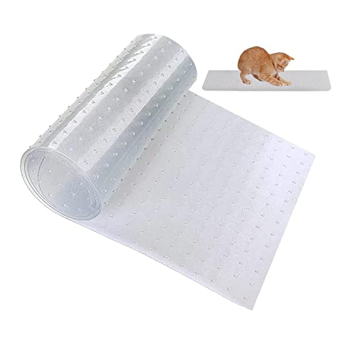 NGUMMS Teppichschoner für Haustiere | PVC-Katzen-Hunde-Dicker Kratzschutz-Teppich - Rutschfester, klarer Läufer zum Schutz vor Kratzern auf Teppichen für Haustiere, Hunde und Katzen