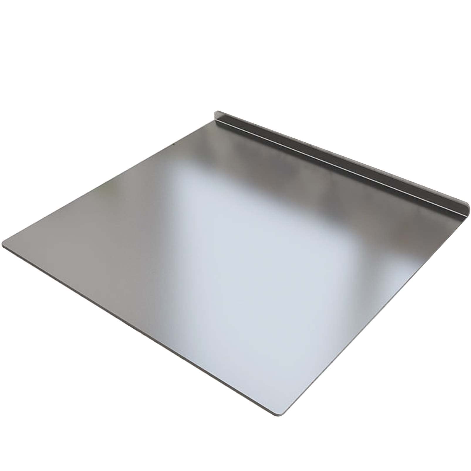 Chopping Board Made of 304 Stainless Steel on Both Sides Professional Kitchen Worktop Pasta Board Non-Stick Coating Extra Large Cutting Mats for Meat Vegetable Bread (22.8*23.6in(58*60cm),Thick:2mm)