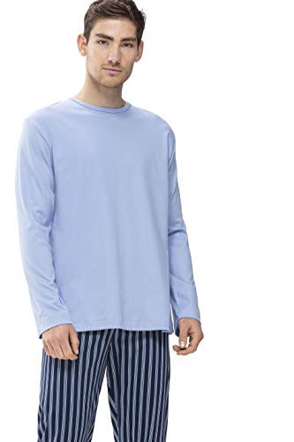 Mey Night Basic Lounge Herren Homewear Shirts Blau 50