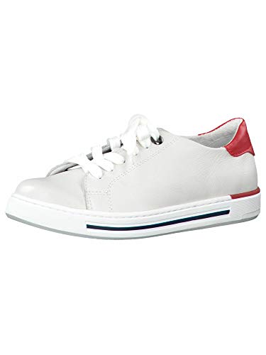 Jana 100% comfort Damen 8-8-23607-24 Sneaker, Weiß (White 100), 38 EU
