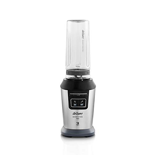 AR1079 - ARZUM SHAKE’N TAKE PRO PERSONAL BLENDER, 800 W, 600 ml BPA free mixing bottle, Stainless steel blades with serrated edges, No-drip drinking lid Carry hook