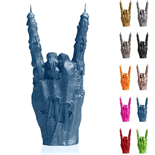 Candellana Kerze Hand RCK | Höhe: 22 cm | Zombie Hand | Jeans | Brennzeit 30h | Kerzengröße gleicht 1:1 Einer realen Hand | Handgefertigt in der EU