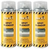 Chamäleon 1K Beispritzlack 3 x 400ml Spray Spot Blender Lack Repair Verdünnung