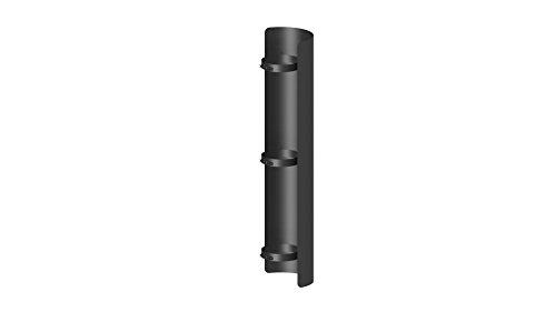 Ofenrohr - Strahlungsschutz; 1000 mm Länge und 160mm Durchmesser, schwarz