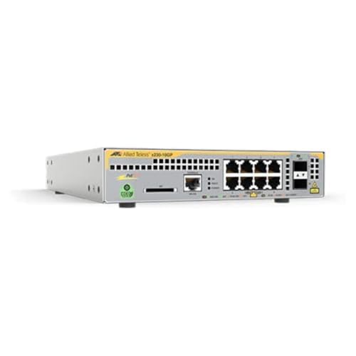 Allied L2+ Managed Switch 8X 10/100/1000Mbps POE Ports 2X SFP uplink Slots 1 Fixed AC Power Supply