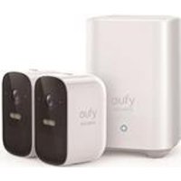 Eufy eufyCam 2C - Netzwerk-Überwachungskamera - Außenbereich, Innenbereich - wetterfest - Farbe (Tag&Nacht) - 1080p - Audio - drahtlos - Wi-Fi - Wi-Fi (Packung mit 2) (T88313D2)