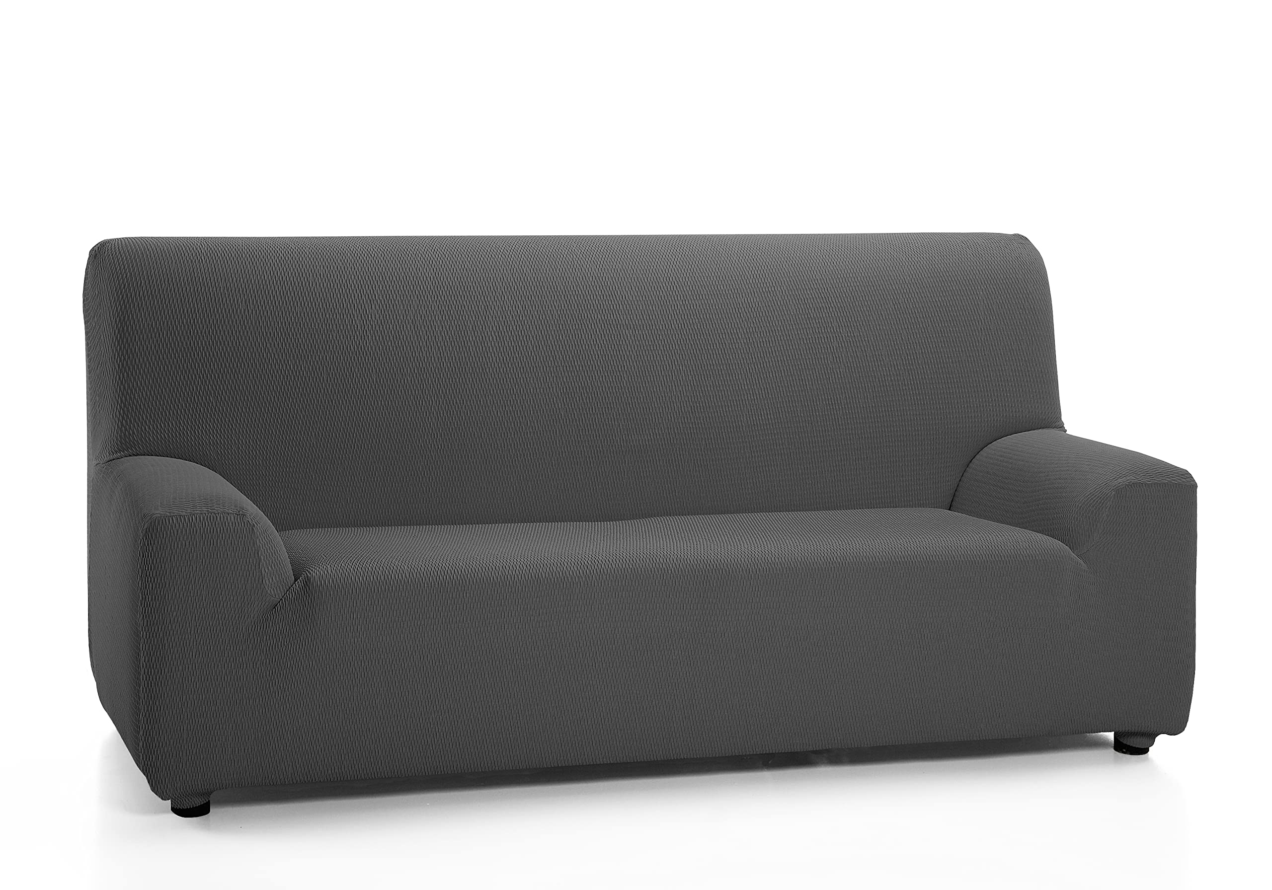 Martina Home Tunez - Elastischer Sofabezug für Sofa, Stoff, Grau (Anthrazit), 2-Sitzer (120 bis 190 cm)