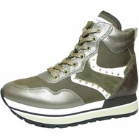 NeroGiardini I116944D Damen-Sneakers aus braunem Leder, lässig, bequem, geeignet für alle Gelegenheiten, Herbst-Winter, 2021-2022, braun, 38 EU