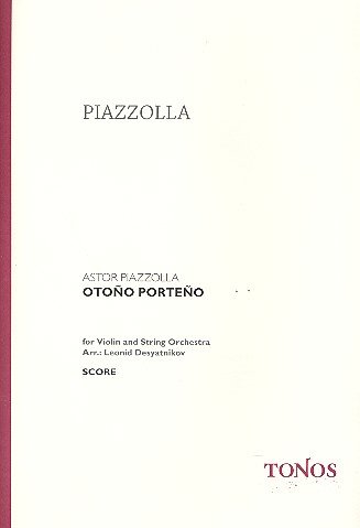 Otono Porteno: für Violine und Streichorchester