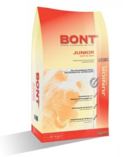 BONT Junior Ente + Reis 1 x 15 kg Vollnahrung für heranwachsende Hunde Trockenfutter