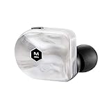 Master & Dynamic True Wireless Kopfhörer (3,5h Akkulaufzeit pro Ladung, Edelmetall-Ladecase, IPX4) White Marble