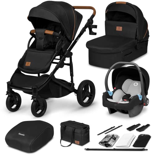 lionelo Kinderwagen Mari Tour 3in1 Black Onyx