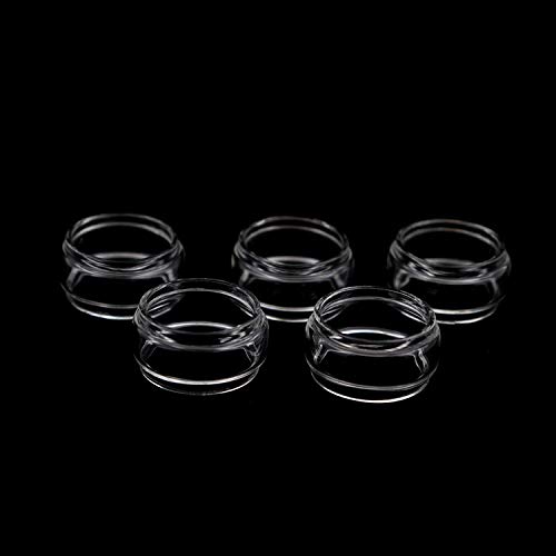 Without brand 24mm Ersatz Glas-Behälter Pyrex Glasrohr Fit for GEEKvape Blitzen RTA (Farbe : 5ml 5 Pack)