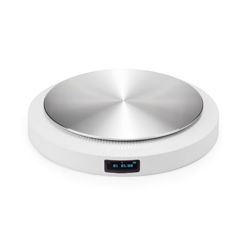 TRETTITRE Tragbarer CD-Player für Auto mit wiederaufladbarem Bluetooth-Kompakt-CD-Player für Zuhause/Reisen, unterstützt CD-MP3-USB-AUX-Eingang 2000 mAh(Weiß)