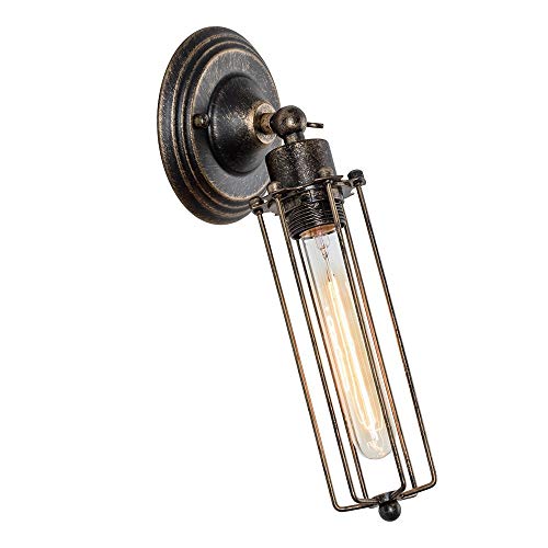 COCOL Wandleuchte Vintage Verstellbar Metall Wandlampe Antik Wandlampe Rustikal für Landhaus Schlafzimmer Wohnzimmer Esstisch