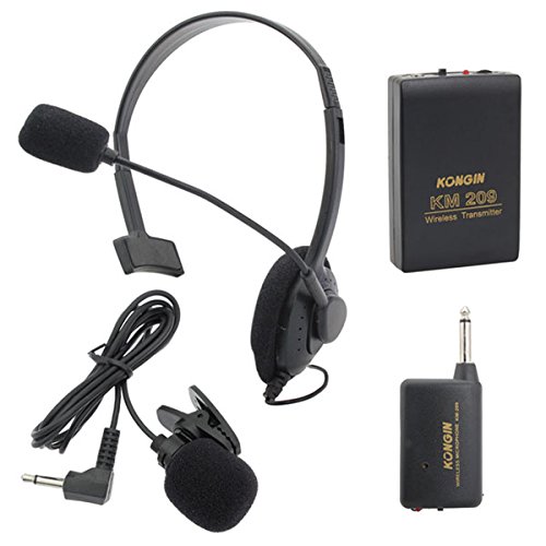 Alamor Wireless Clip-On Mic Mini Mikrofon Transmitter Headset Km209