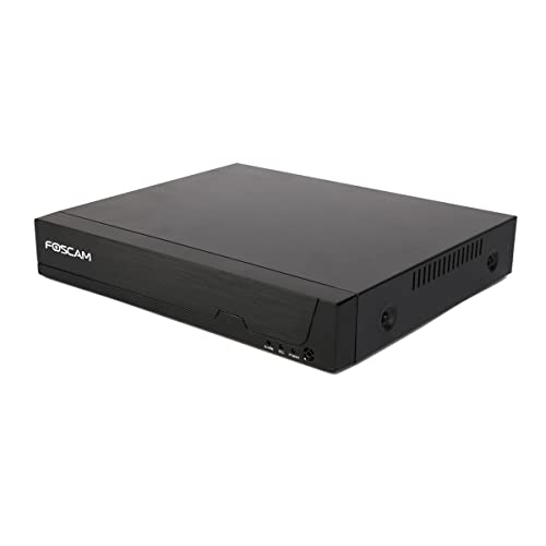 Foscam FN9108HE 8-Kanal 5 MP PoE Netzwerk Video Rekorder, bis zu 16 TB Speicherplatz, H.264/H.265-Videokomprimierung, HDMI & VGA Ausgang