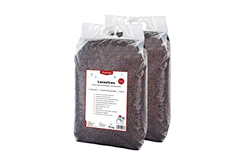Lavastreu 2x 15 kg Sack Umweltfreundlich Streugranulat als Streusalz Ersatz Salzfrei 1-5 mm Körnung