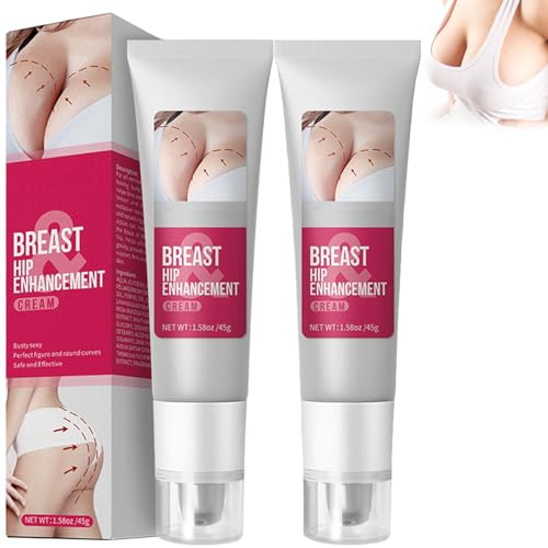 Breast Butt Enhancer Skin Firming and Lifting Body Cream, Breast Hip Enhancement Cream, Bustiful Breast Enhancement Cream, Roll on Breast Cream, Bust Care Cream, Massage Firming Bust (2pcs)