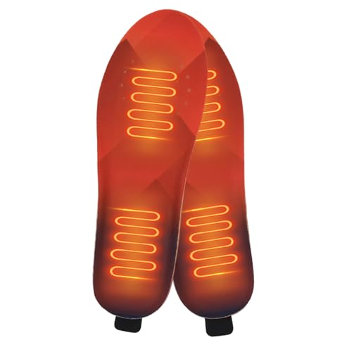 Botiniv Beheizte Schuheinlagen | USB beheizte Schuhe Outdoor Sports Fußwärmer | Winter-Thermo-Einlegesohlen für die Jagd, Angeln, Wandern, Camping, Unisex