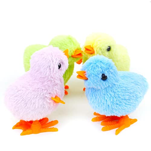 DLRICH Toys Cat Toy Wind Up Jumping Chicken Funny Pet Interactive Teaser Kittens Toys Pet Dog Supplies Cats Toys random
