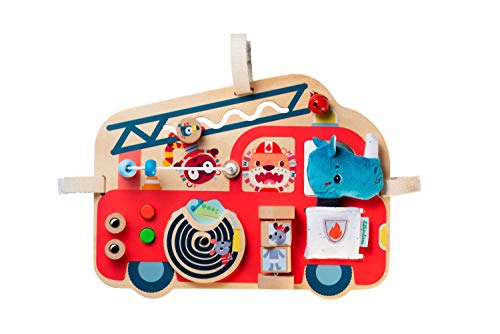 Lilliputiens 83180 Feuerwehrauto Holzspielzeug für Kinder