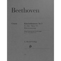 Konzert für Klavier und Orchester Nr. 5 Es-dur op. 73; Klavierauszug