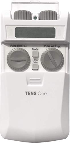 TensCare TENS ONE Zweikanaliges TENS Schmerzlinderungsgerät, einfach zu bedienender Drehregler mit 3 Modi