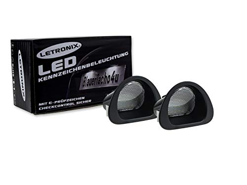 LETRONIX SMD LED Kennzeichenbeleuchtung Module C1 2005-2013/107 2005-2014 mit E-Prüfzeichen