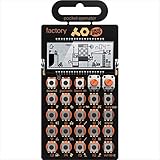 Teenage Engineering PO -16 factory - Lead Synthesizer (16 Step Sequenzer, 15 Sounds, Micro Drum Maschine, 16 Samples, Lautsprecher, Line In/Out, LCD-Display)