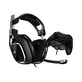 ASTRO Gaming A40 TR, Gaming-Headset mit Kabel, MixAmp M80, ASTRO Audio V2, Dolby ATMOS, Austauschbares Mikrofon, Game/Voice Balance, Kompatibel mit Xbox Series X|S, Xbox One - Schwarz/Grün